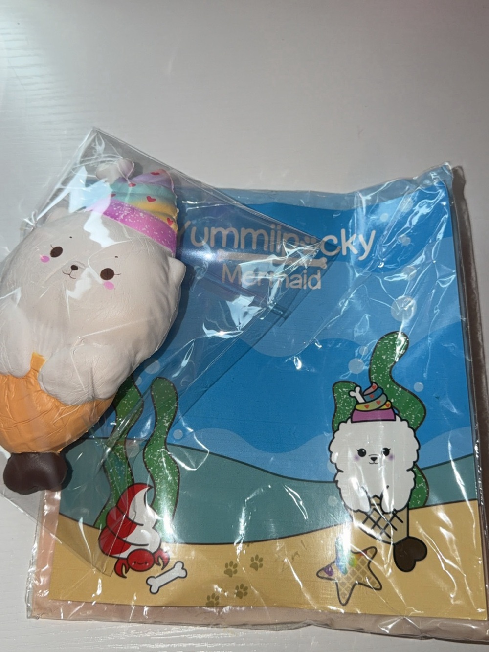 Authentic CreamiiCandy x MatchaSquishy YummiiPocky Mermaid | Rare Licensed!
